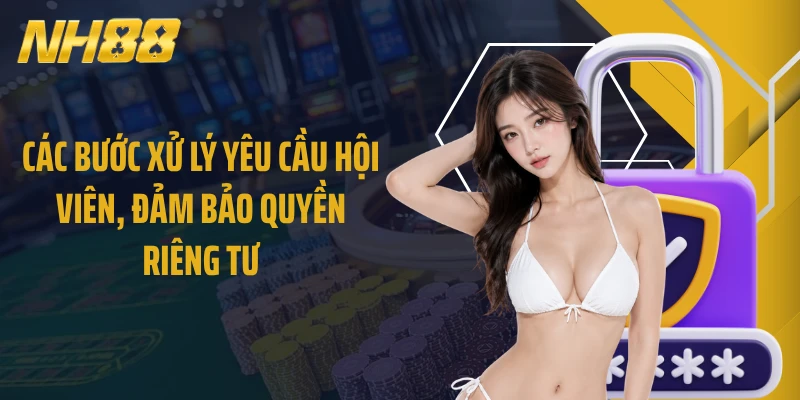 Các bước xử lý yêu cầu hội viên, đảm bảo quyền riêng tư