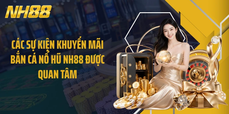 Các sự kiện khuyến mãi bắn cá nổ hũ NH88 được quan tâm