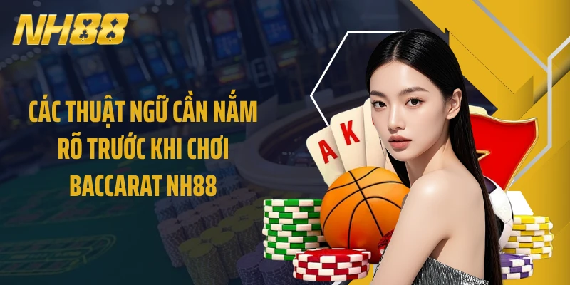 Các thuật ngữ cần nắm rõ trước khi chơi Baccarat NH88