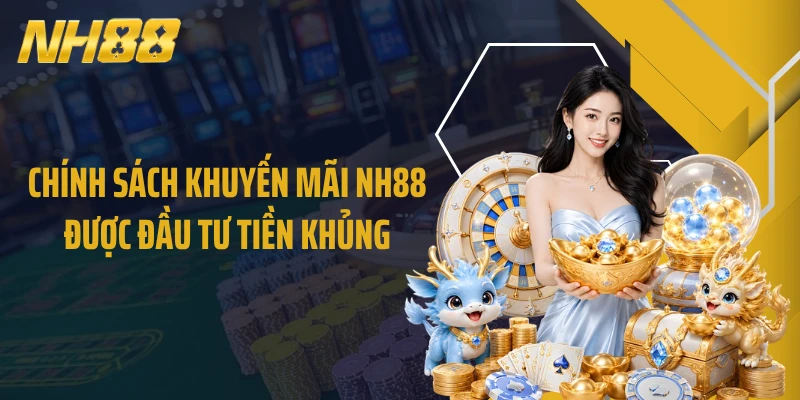 Chính sách khuyến mãi NH88 được đầu tư tiền khủng