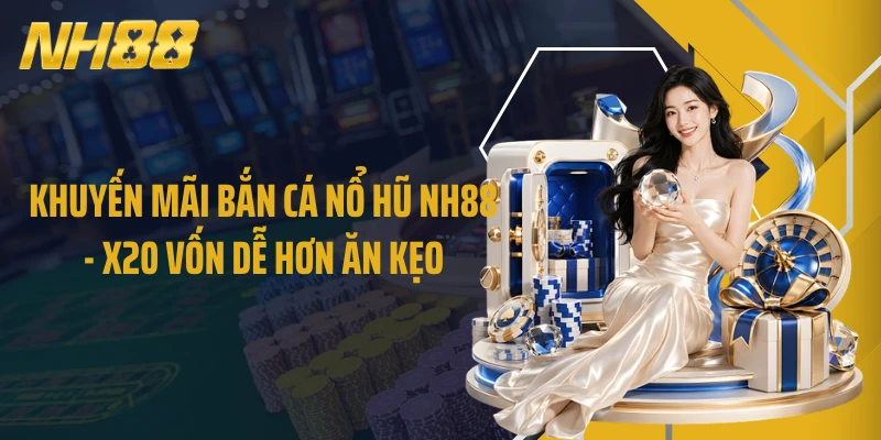 Khuyến Mãi Bắn Cá Nổ Hũ NH88 - X20 Vốn Dễ Hơn Ăn Kẹo