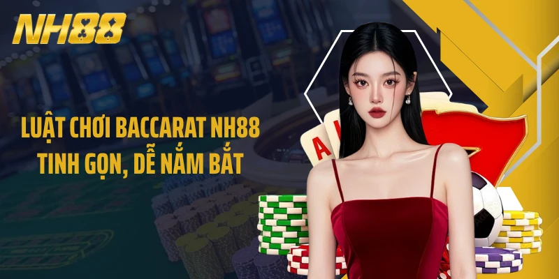 Luật chơi Baccarat NH88 tinh gọn, dễ nắm bắt