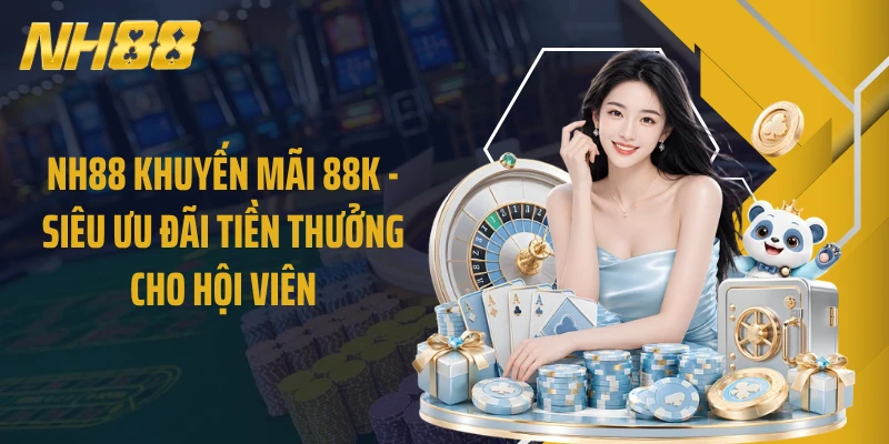 NH88 Khuyến Mãi 88k - Siêu Ưu Đãi Tiền Thưởng Cho Hội Viên